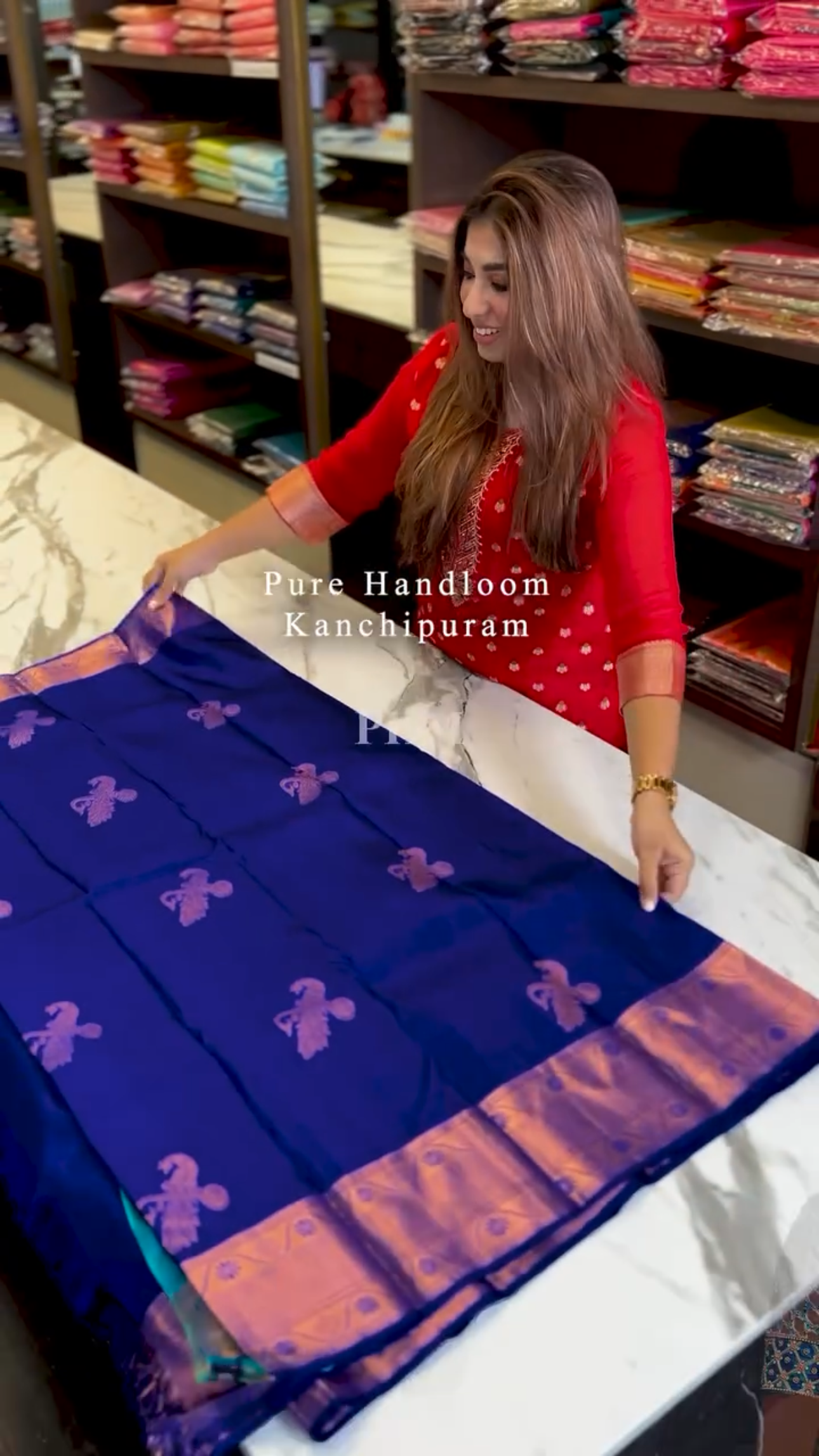 Fantastic Royal Blue Soft Banarasi Silk Saree With Blouse Piece