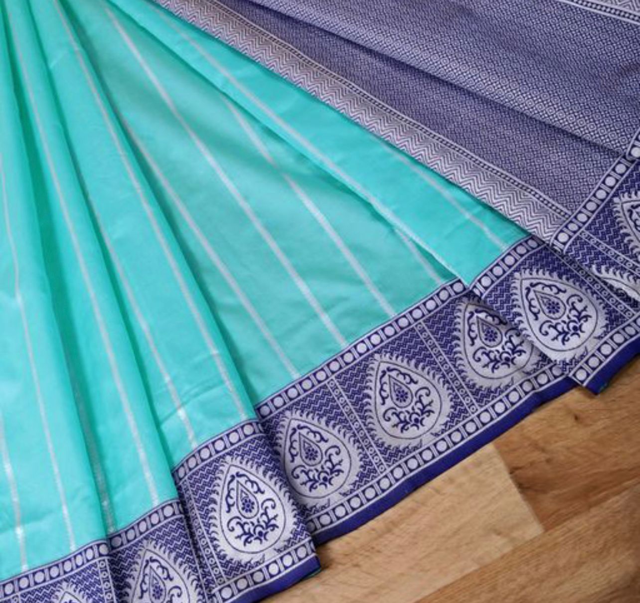 Marvellous Sky Blue Banarasi Soft Silk Saree With Blouse Piece